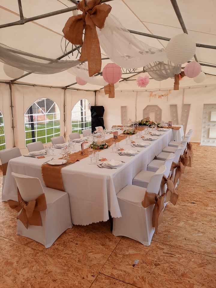 Réception sous barnum - 1