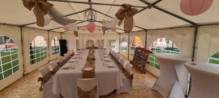 Réception sous barnum - 2