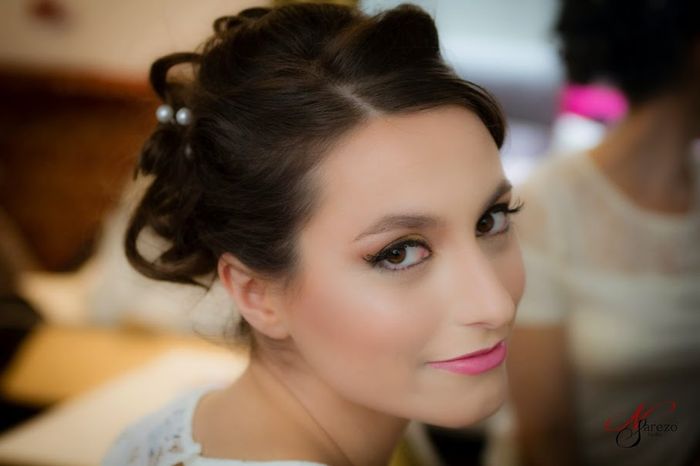 essai maquillage et coiffure