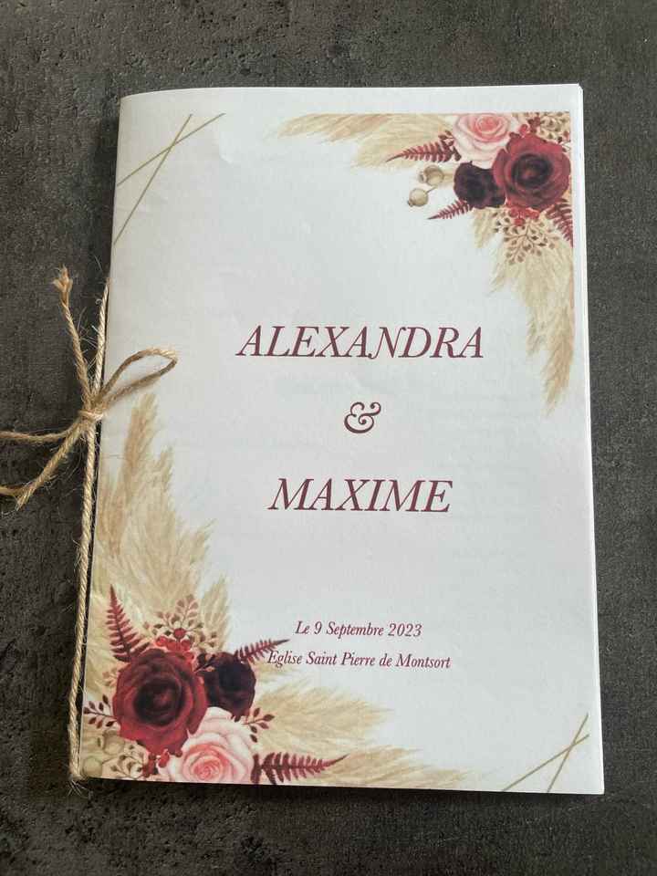 Contenu livret de messe - 1