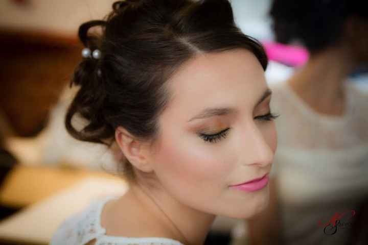 essai maquillage et coiffure