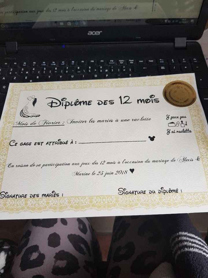  Diplome jeux des 12 mois - 1