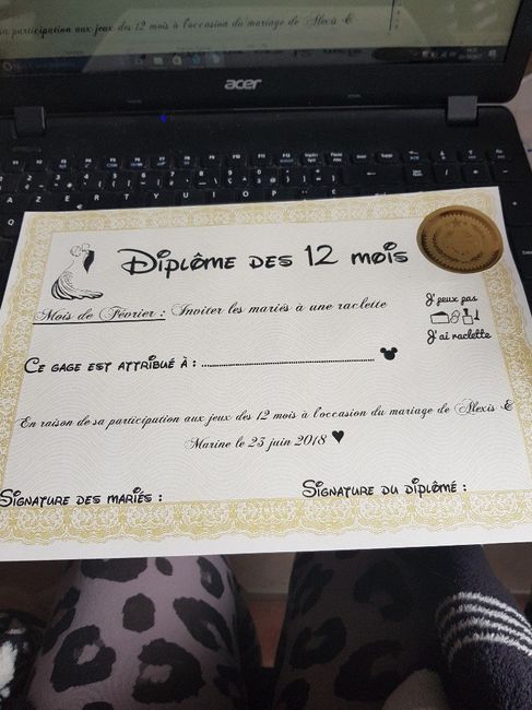  Diplome jeux des 12 mois - 1