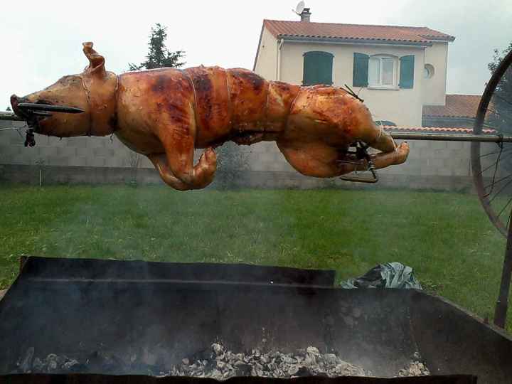 Cochon à la broche