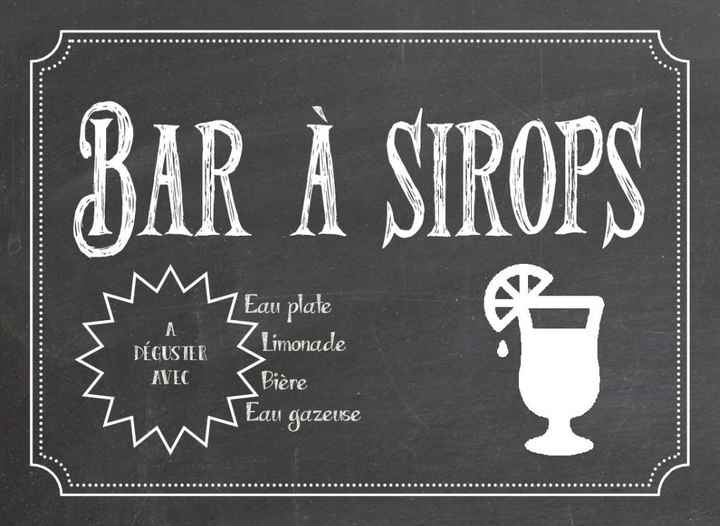 Bar à sirops