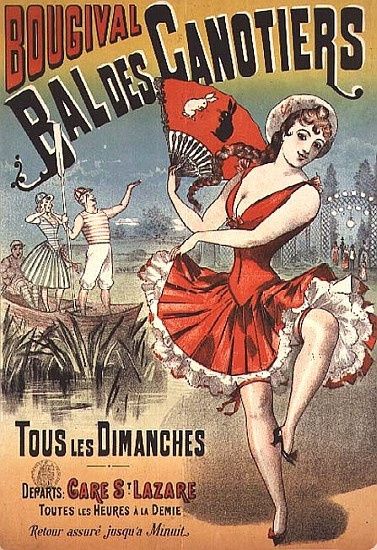 Affiche vintage pour nom de table