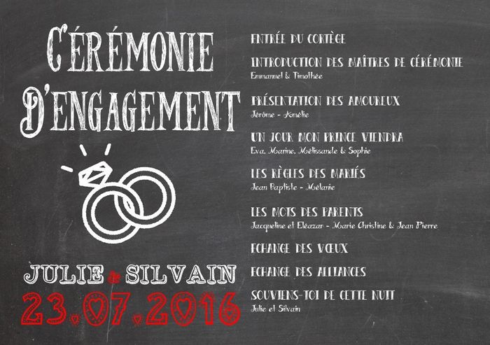 Livret cérémonie d'engagement