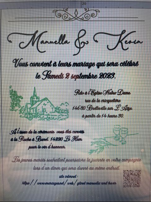 Quelles infos doivent contenir tes faire-part ? - 1