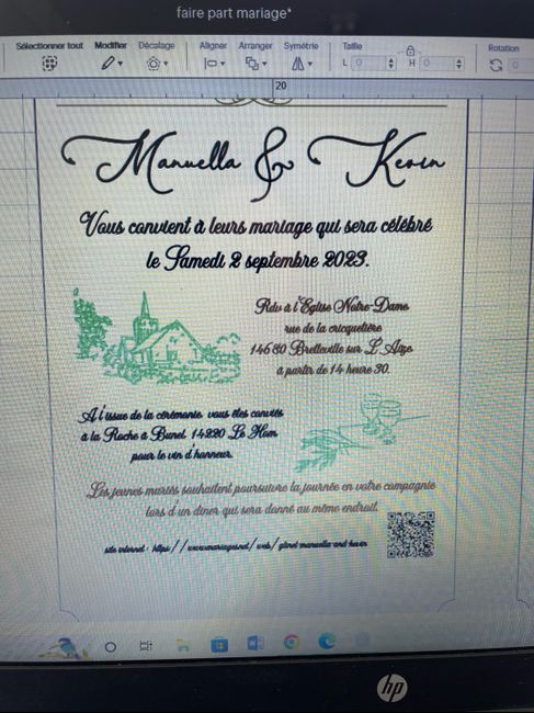 Avis sur faire part merci 1