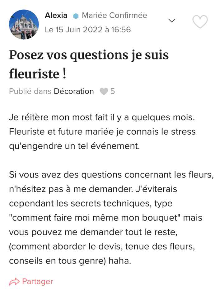 Prix bouquet centre de table - 1