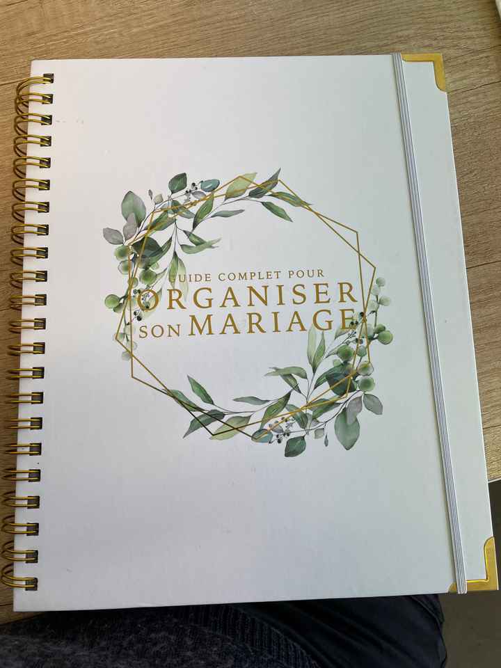Cahier organisation de mariage - 1