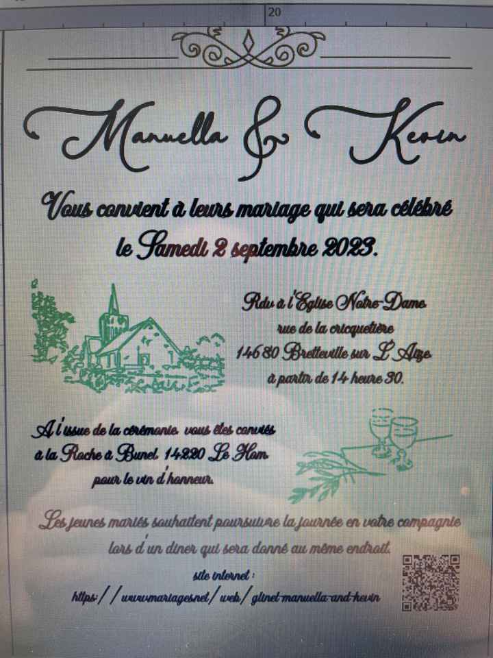Quelles infos doivent contenir tes faire-part ? - 1