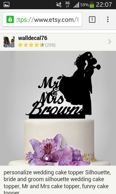 cake topper original 