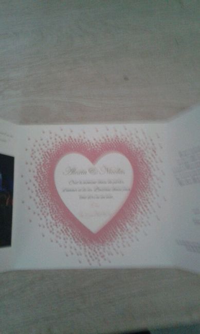 Faire part merci tcham! - 2
