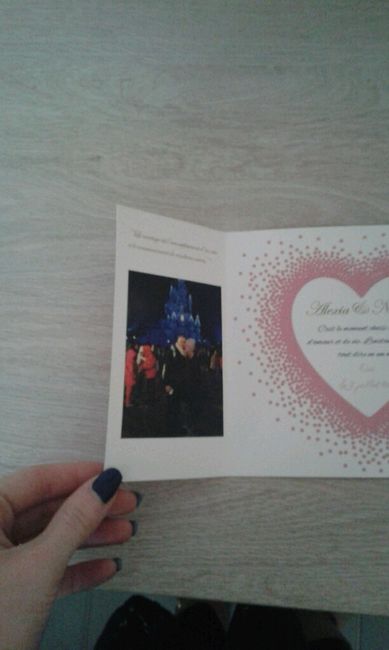 Faire part merci tcham! - 3