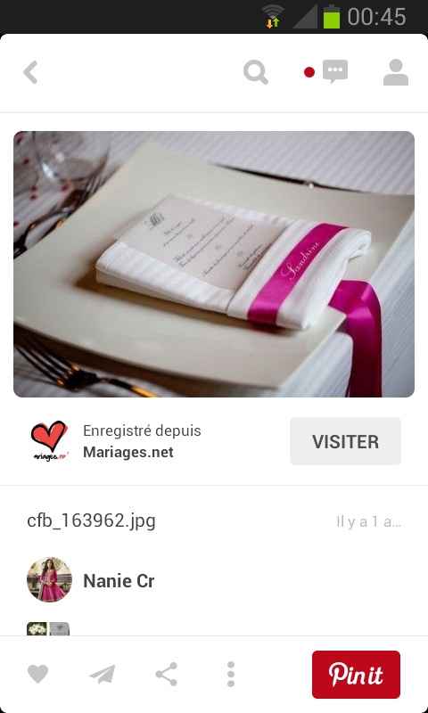 Noeud serviette - 2
