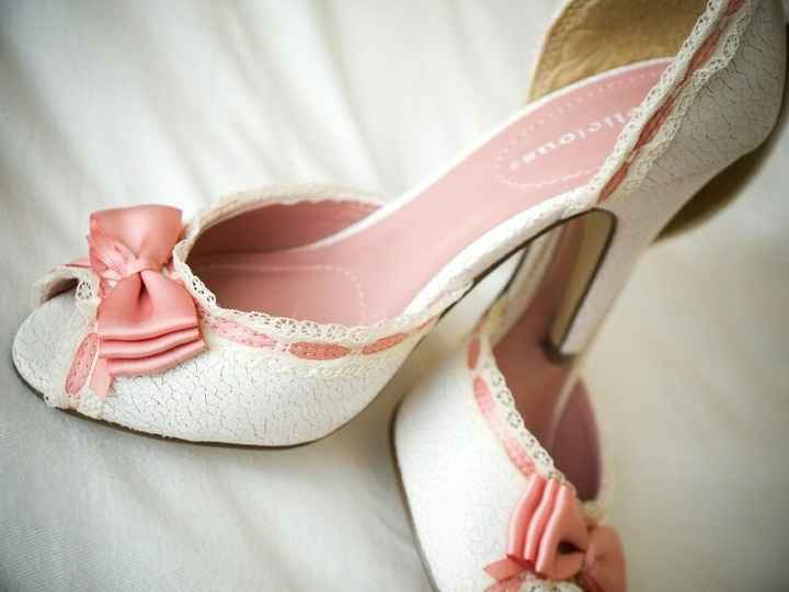 Octobre rose : les chaussures de la mariée - 7