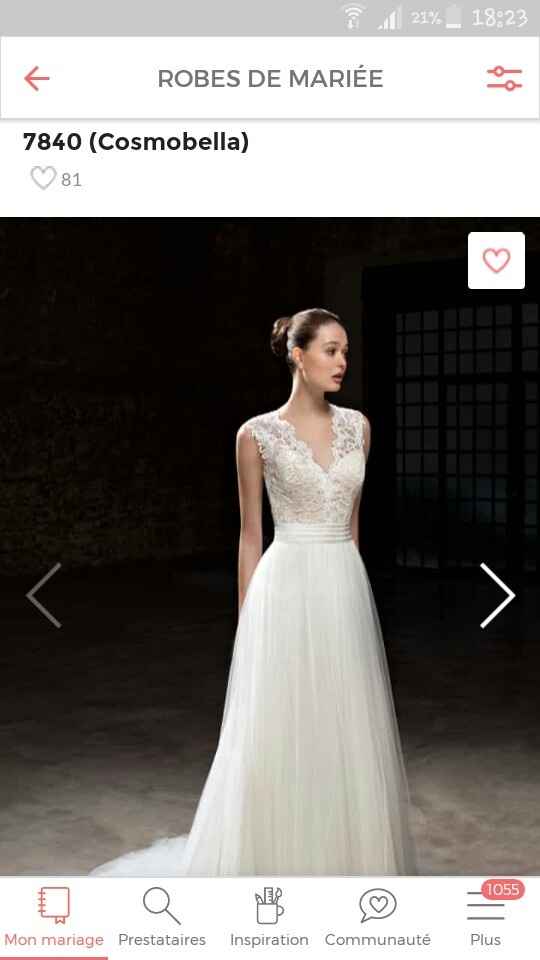 Qui a succombé a une robe demetrios ? - 1