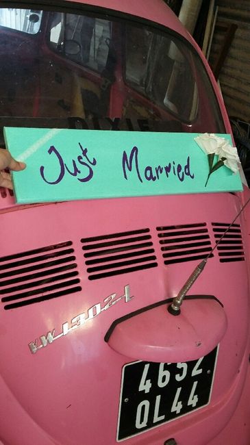 Panneau just married - 1