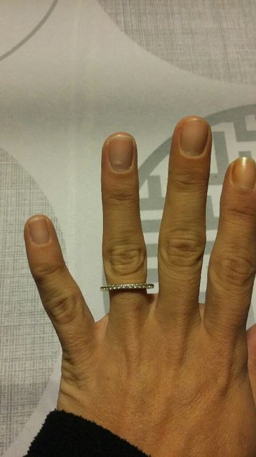 Bague de fiançaille avec alliance ou sans ??? - 1