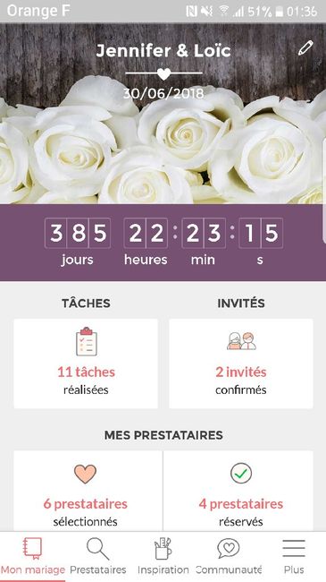 Où en sont vos compteurs Mariages.net ? - 1