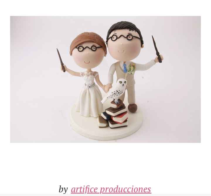 Figurine gâteau mariage thème Harry Potter - 2