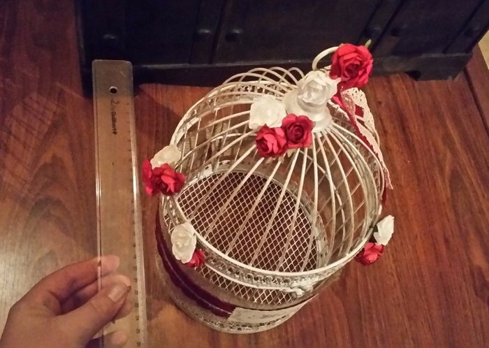 urne diy cage dessus