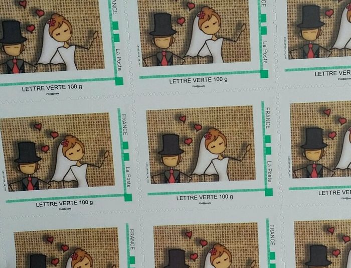 Timbres personnalisés et enveloppes reçus! - 3