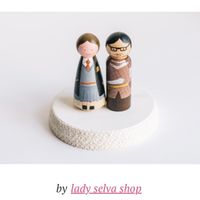 Figurine gâteau mariage thème Harry Potter - 3