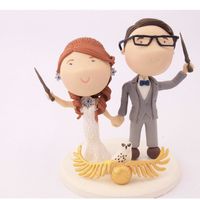 Figurine gâteau mariage thème Harry Potter - 4