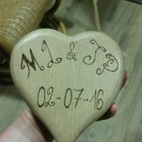 Notre boîte à alliances diy papa et moi! :) - 2