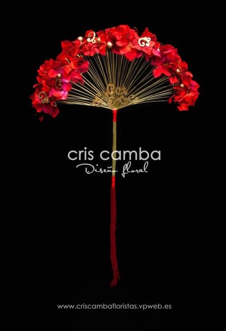Éventail fleuri 
