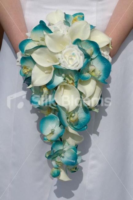 Bouquet bleu/turquoise - 2