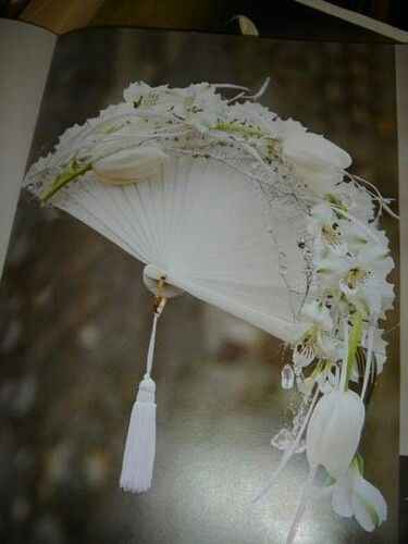 Éventail fleuri