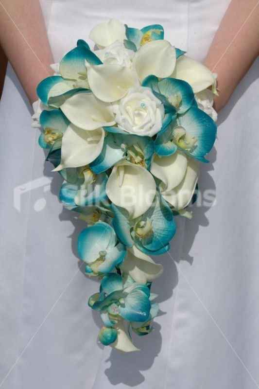 Bouquet bleu/turquoise - 2