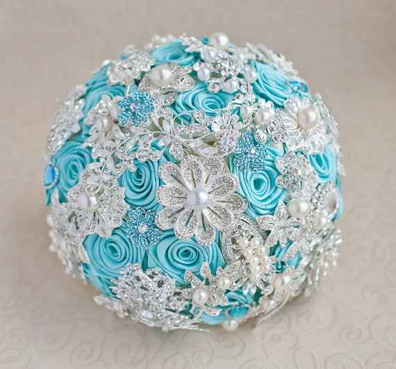 Bouquet bleu/turquoise - 4