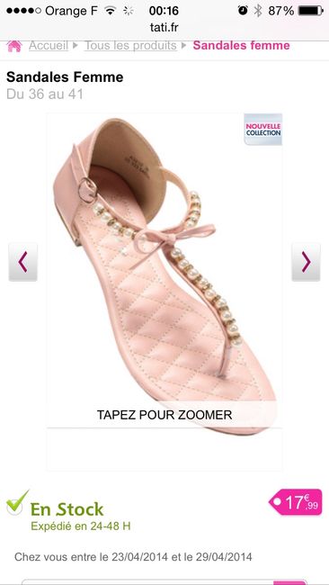 Chaussures de secours