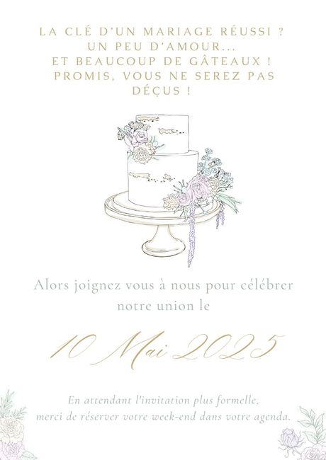 Détails faire part 2