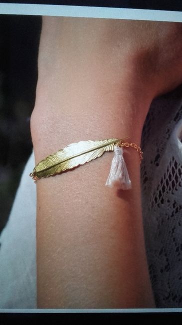 Bracelet plume