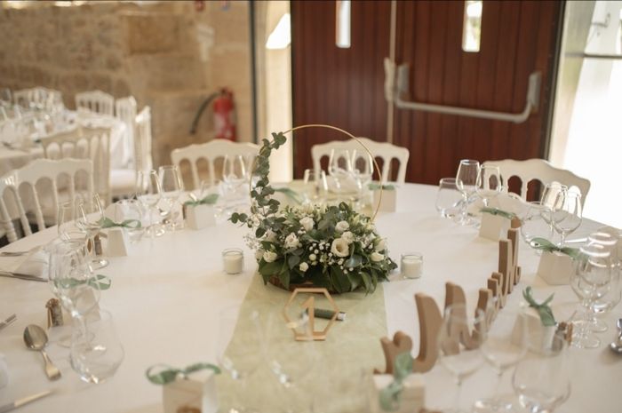 Cente de table cercles 3