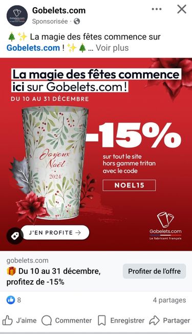 Code promo gobelets.com 1