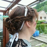 Essai maquillage/coiffure avec ma robe!! - 1