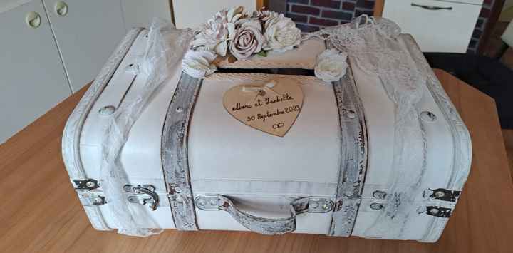 Reçu Valise urne et porte "dragée" - 1