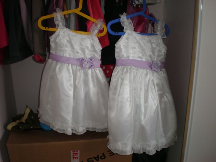 les robes de mes 2 nièces