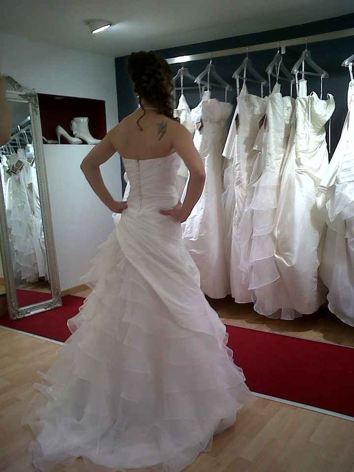 essayage robe et coiffure