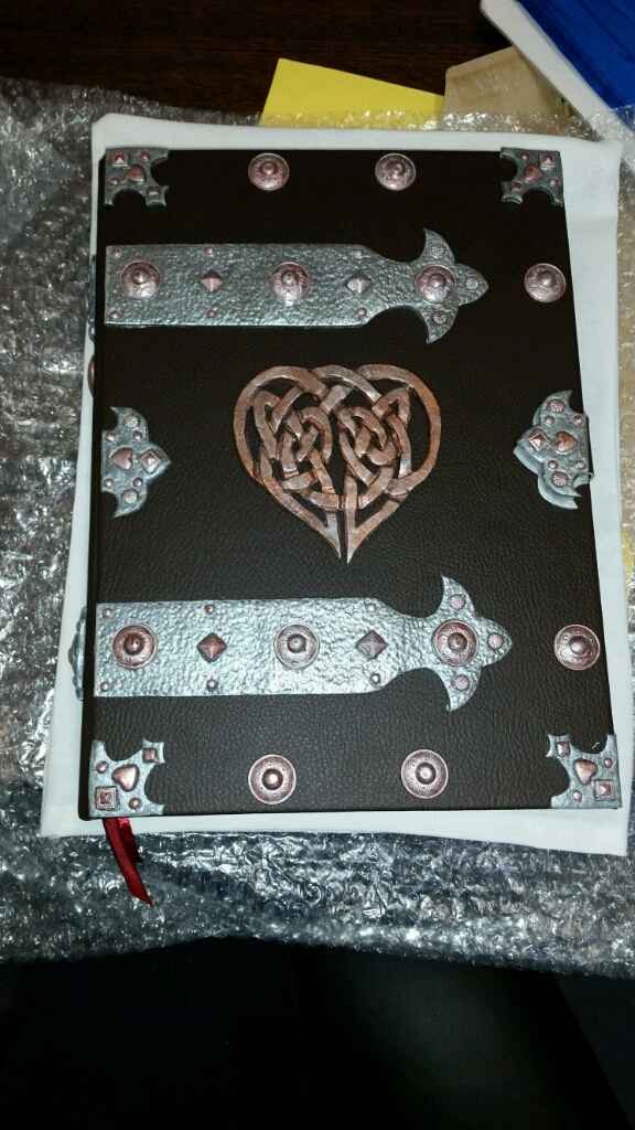 Presentation dragées et livre d'or - 2