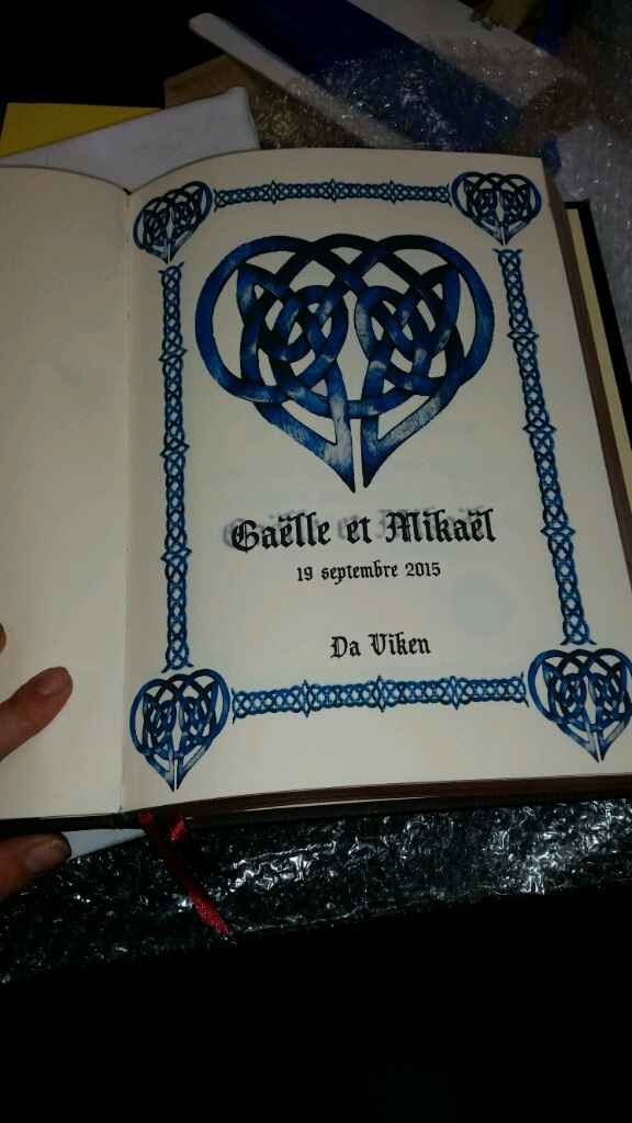 Presentation dragées et livre d'or - 3