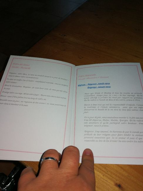 Hier grosse journée aujourd hui prise de tête livret de messe - 6
