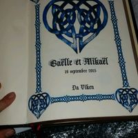 Presentation dragées et livre d'or - 3