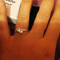 Alliance et bague de fiançailles trilogie - 1